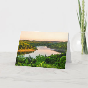 Tarjeta Noche en el lago Bull Shoals