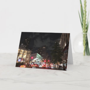 Tarjeta Noche en el Lincoln Center NYC Fotografía de Nueva