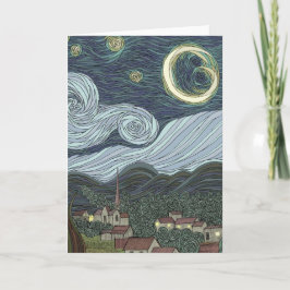 Tarjeta Noche estrellada