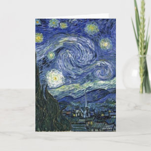 Tarjeta Noche estrellada de Van Gogh
