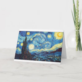 Tarjeta Noche estrellada de Van Gogh, Bella Artes,