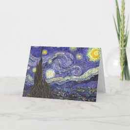 Tarjeta Noche estrellada de Vincent van Gogh