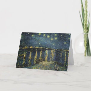 Tarjeta Noche estrellada de Vincent van Gogh el   sobre el