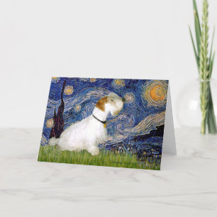 Tarjeta Noche estrellada - Sealyham Terrier (L)