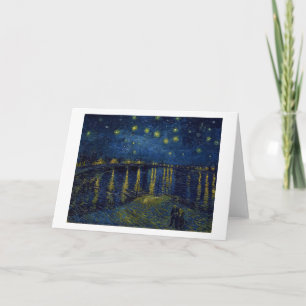 Tarjeta Noche estrellada, Vincent van Gogh