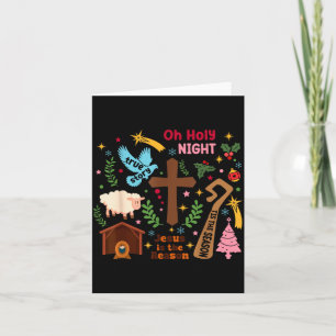 Tarjeta Noche Santa Jesús Es La Razón Cristiano Cristo