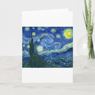 Tarjeta Noche Starry ~ Van Gogh
