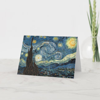 Tarjeta Noche Vincent van Gogh Starry
