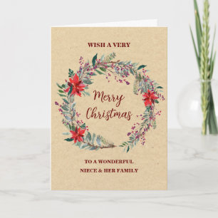 Tarjeta Nochebuena ruidosa y Feliz Navidad en familia
