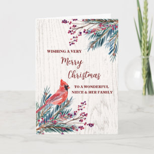 Tarjeta Nochebuena rusa y Feliz Navidad a la familia