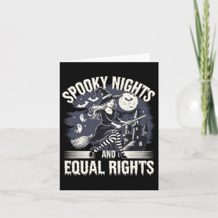 Tarjeta Noches de fantasía e igualdad de derechos Hallowee
