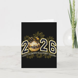 Tarjeta Nochevieja 2026 Nuevo Año Nueva Gracia Nuevo Elogi