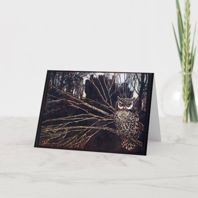 Tarjeta Noctámbulo Vintage Rackham (Anverso)