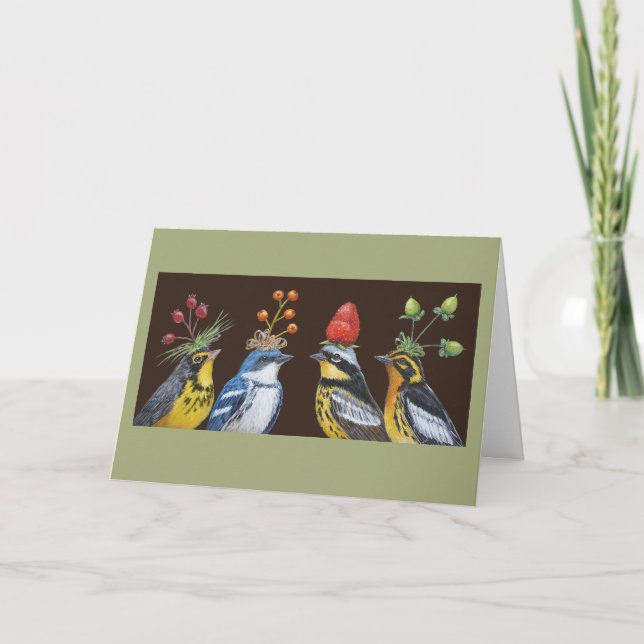 Tarjeta nocturna Berry Gorra (Anverso)