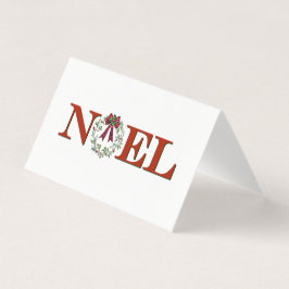 Tarjeta Noel con corona