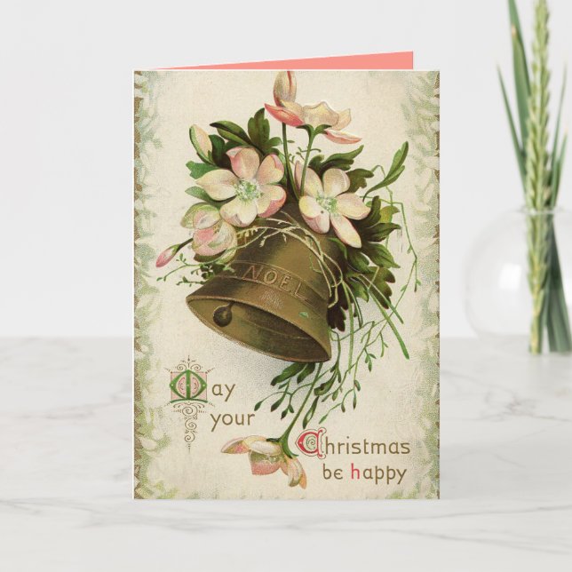 Tarjeta Noel Navidades Bell (Anverso)