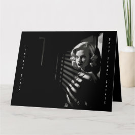 Tarjeta Noir Femme Fatale