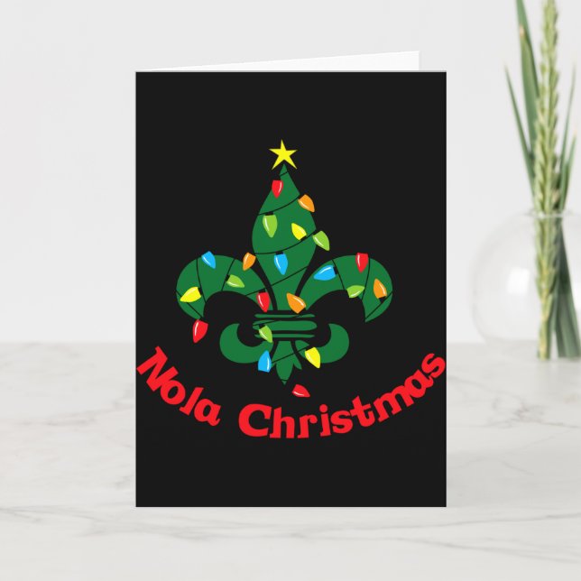 Tarjeta Nola Christmas T Shirt  (Anverso)