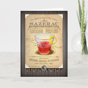 Tarjeta NOLA Collection Sazerac Cocktail