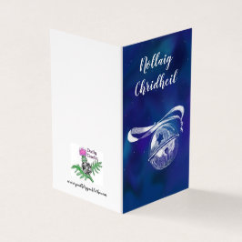 Tarjeta Nollaig Chridheil blue