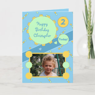 Tarjeta Nombramiento personalizado edad Cumpleaños foto de