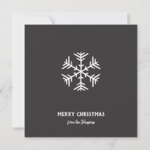 Nombre de familia personalizado Feliz Navidad Copo