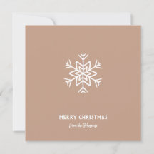 Nombre de familia personalizado Feliz Navidad Copo