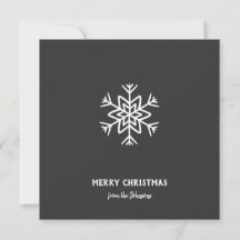 Nombre de familia personalizado Feliz Navidad Copo