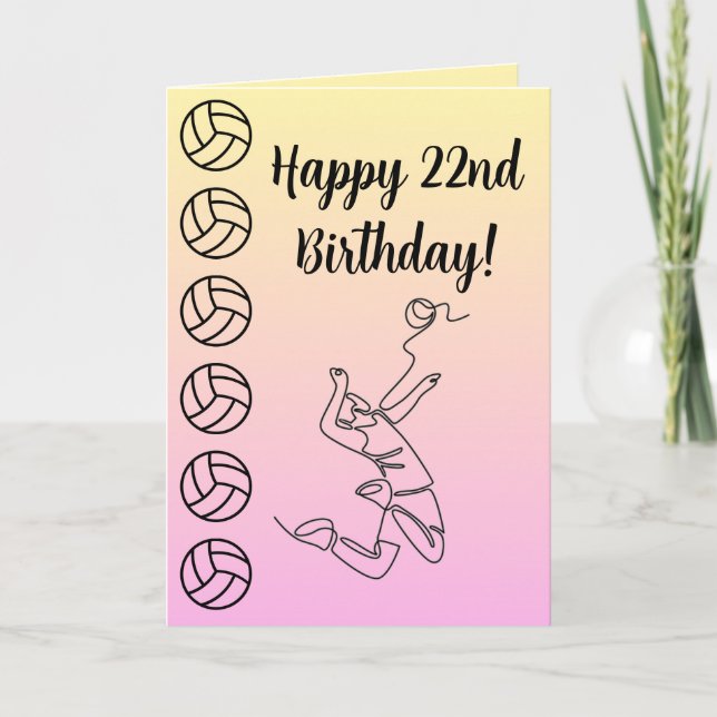 Tarjeta Nombre de la foto Sentimiento Deporte Tema Voleibo (Anverso)