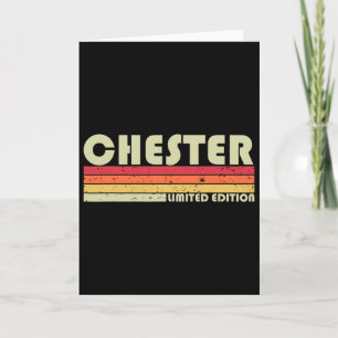 Tarjeta Nombre de regalo de Chester Personalizado Divertid