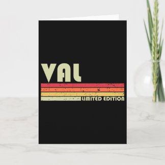 Tarjeta Nombre de regalo de Val personalizado divertido re