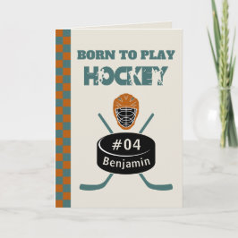 Tarjeta Nombre Edad Jersey Número Sentimiento Hockey Depor