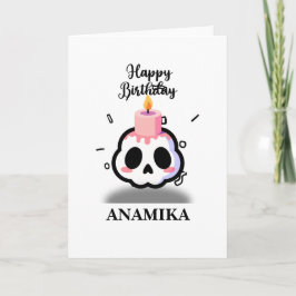 Tarjeta Nombre personalizado Cumpleaños