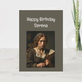 Tarjeta Nombre personalizado Cumpleaños divertido para ocu