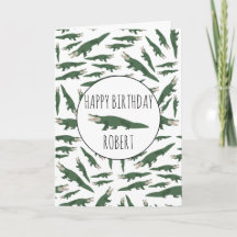 Nombre personalizado del patrón de cocodrilo del l