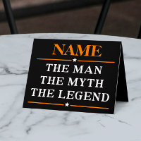 Nombre Personalizado El Hombre El Mito La Leyenda