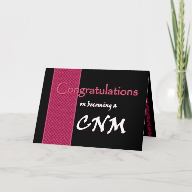Tarjeta NOMBRE PERSONALIZADO Felicitaciones - CNM (Anverso)