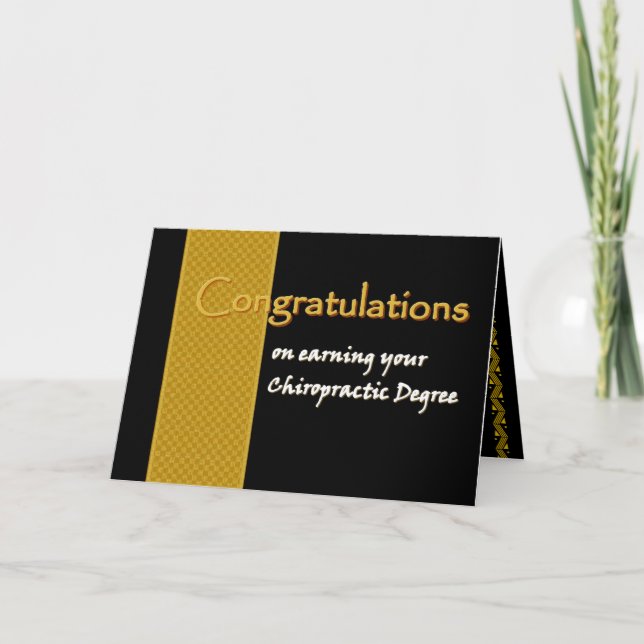Tarjeta NOMBRE PERSONALIZADO Felicitaciones - Grado de qui (Anverso)