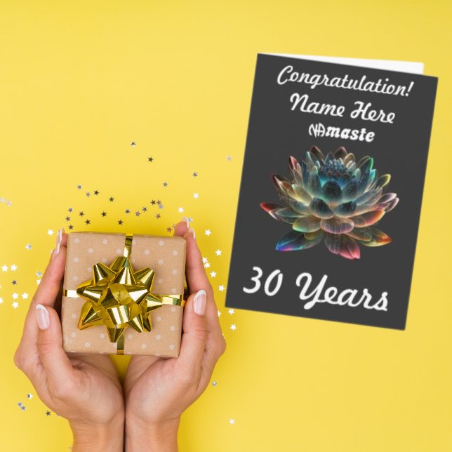 Tarjeta Nombre personalizado/hito NAmaste Narcóticos anóni (Subido por el creador)