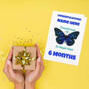 Tarjeta Nombre personalizado/ Logro transformado