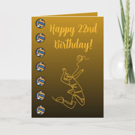 Tarjeta Nombre personalizado Sentimiento Deporte Tema Vole