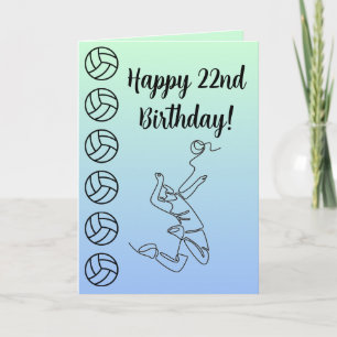 Tarjeta Nombre personalizado Sentimiento Deporte Tema Vole