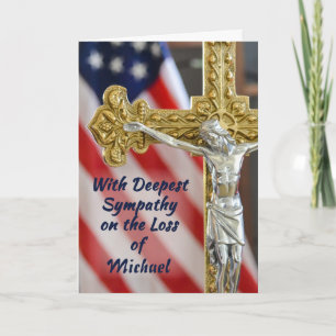 Tarjeta Nombre personalizado, simpatía religiosa cristiana