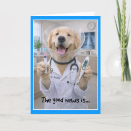 Tarjeta None of That Needed Get Well Card COA-1