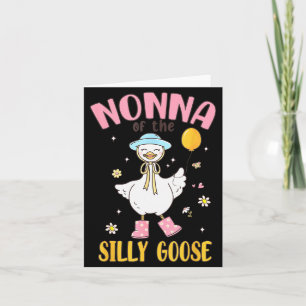 Tarjeta Nonna del ganso tonto cumpleaños familia Mat
