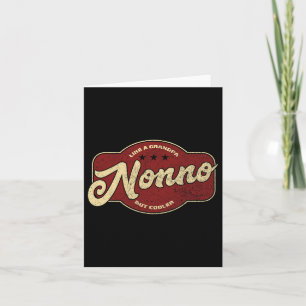 Tarjeta Nonno como un abuelo pero más genial - Nono italia