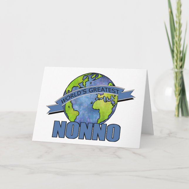 Tarjeta Nonno más grande del mundo (Anverso)