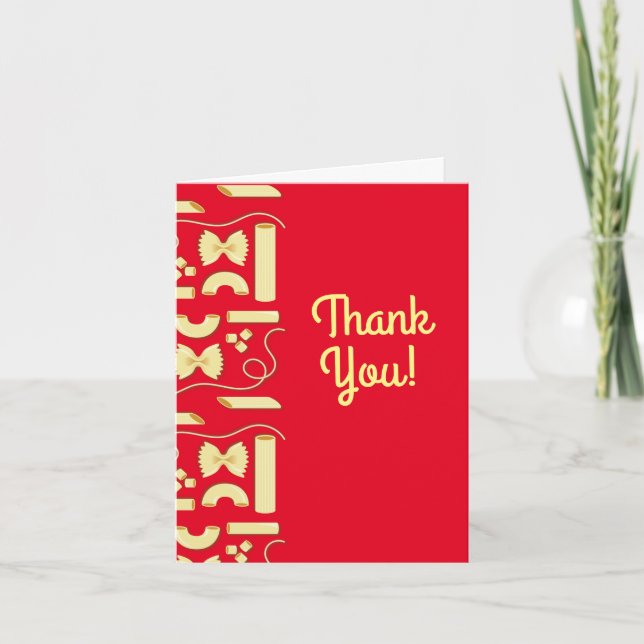 Tarjeta Noodles Pasta Niño Fiesta de cumpleaños 1 italiano (Anverso)