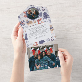 Tarjeta nórdica escandinava personalizada para nav