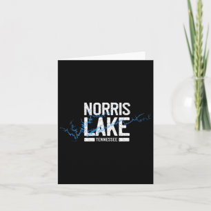 Tarjeta Norris Lake Tennessee Vacaciones Aventura en Bote